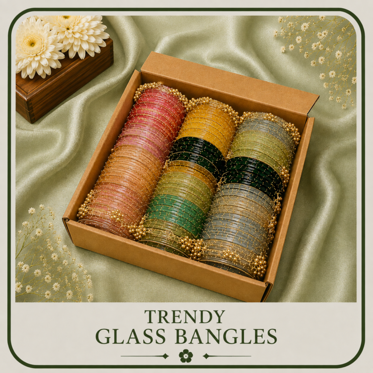 Trending glass bangles